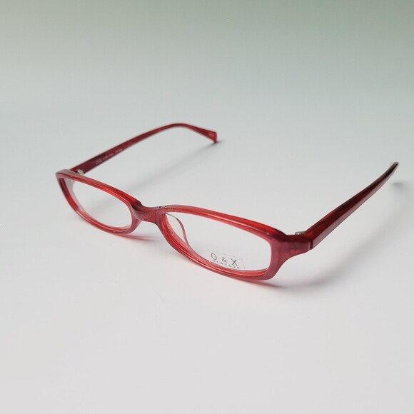 O&X New York OP-86U 50-16 137 Red oval glasses eyewear Col. 02 full frame N23 - Picture 13 of 13